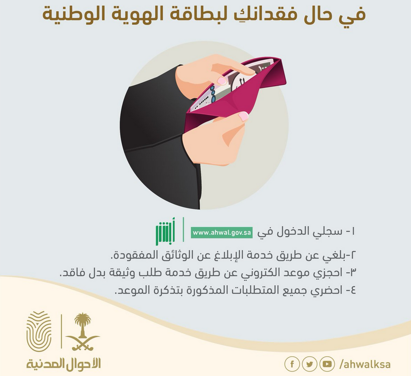 استخراج بطاقة احوال للنساء