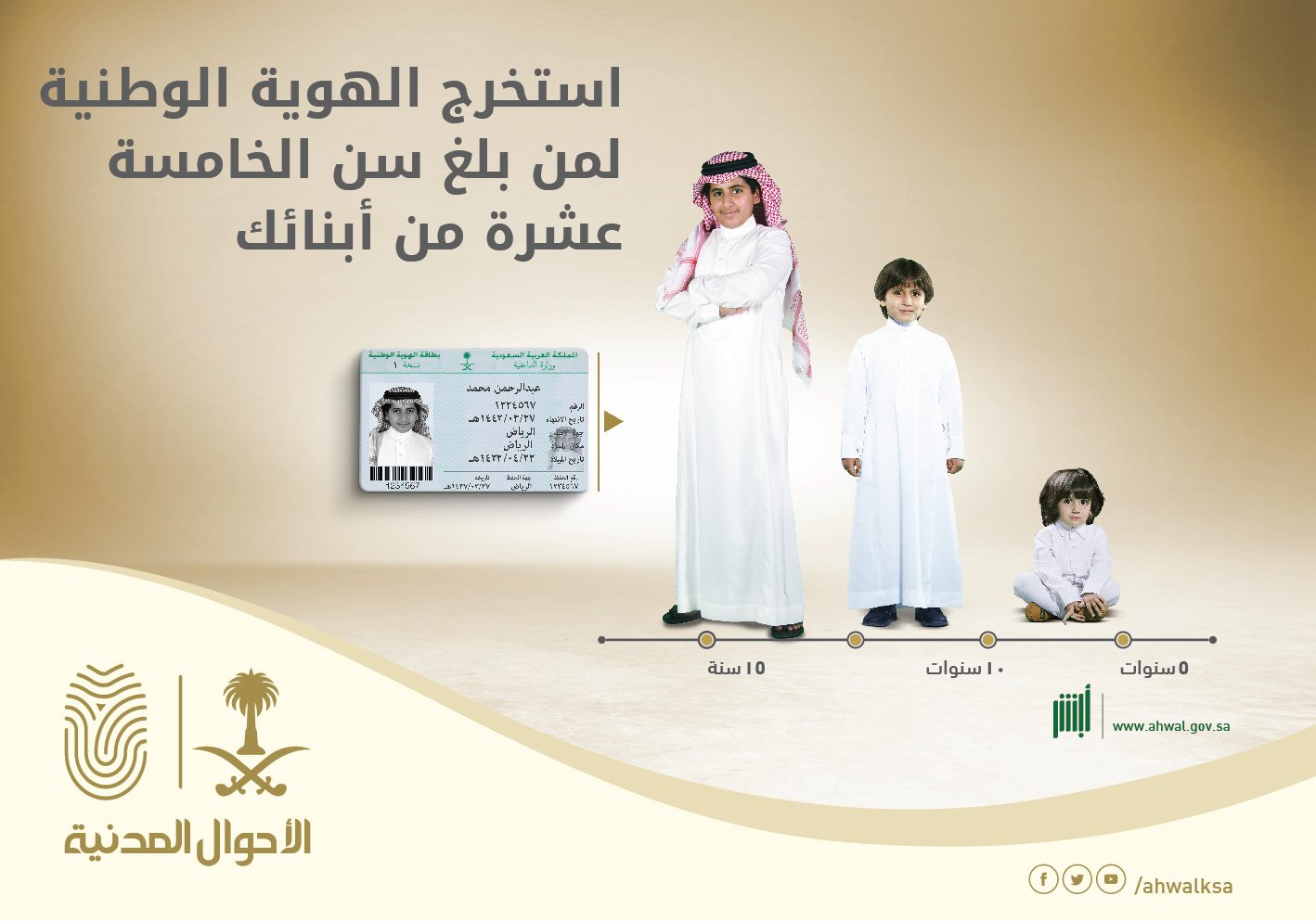 شروط استخراج بطاقة أحوال للطلاب 1445