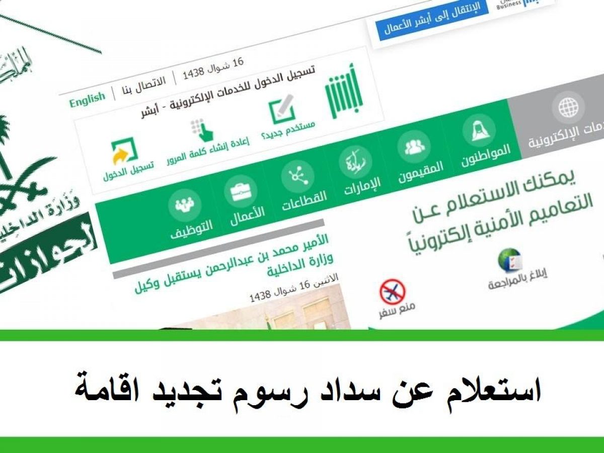 كم رسوم تجديد إقامة عامل مؤسسة 1445