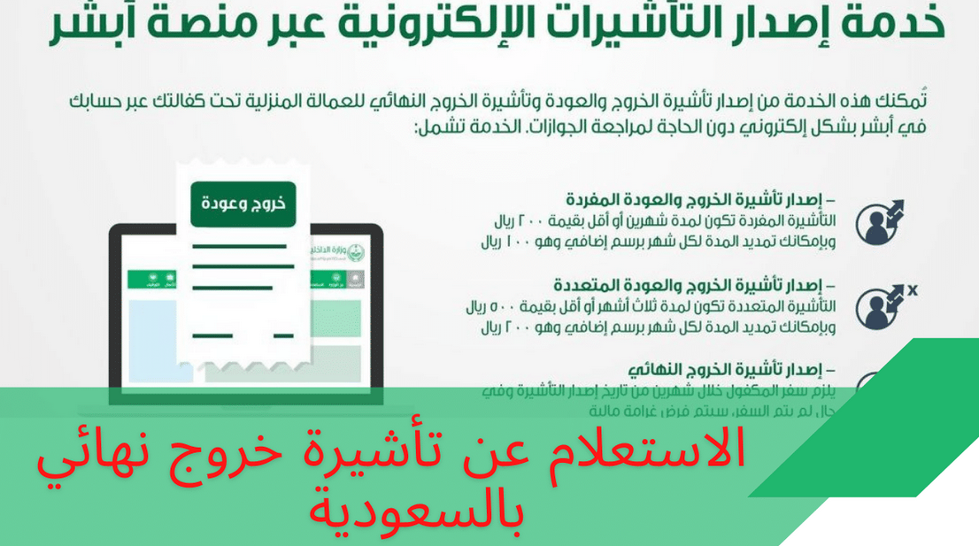 هل يستطيع الكفيل عمل خروج نهائي في النظام الجديد