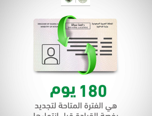 رسوم تأخير تجديد رخصة القيادة