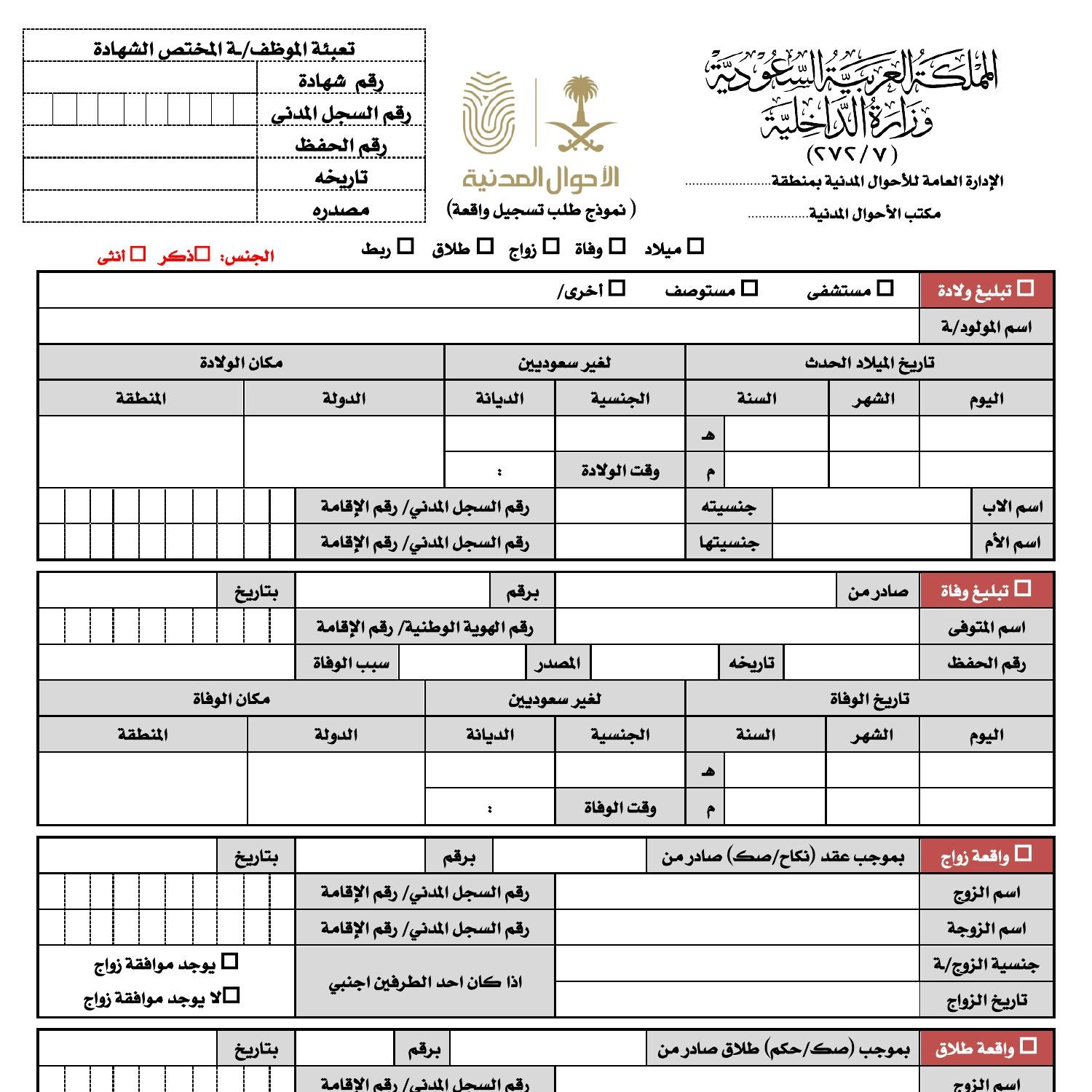 الأوراق المطلوبة لاستخراج شهادة ميلاد مولود جديد