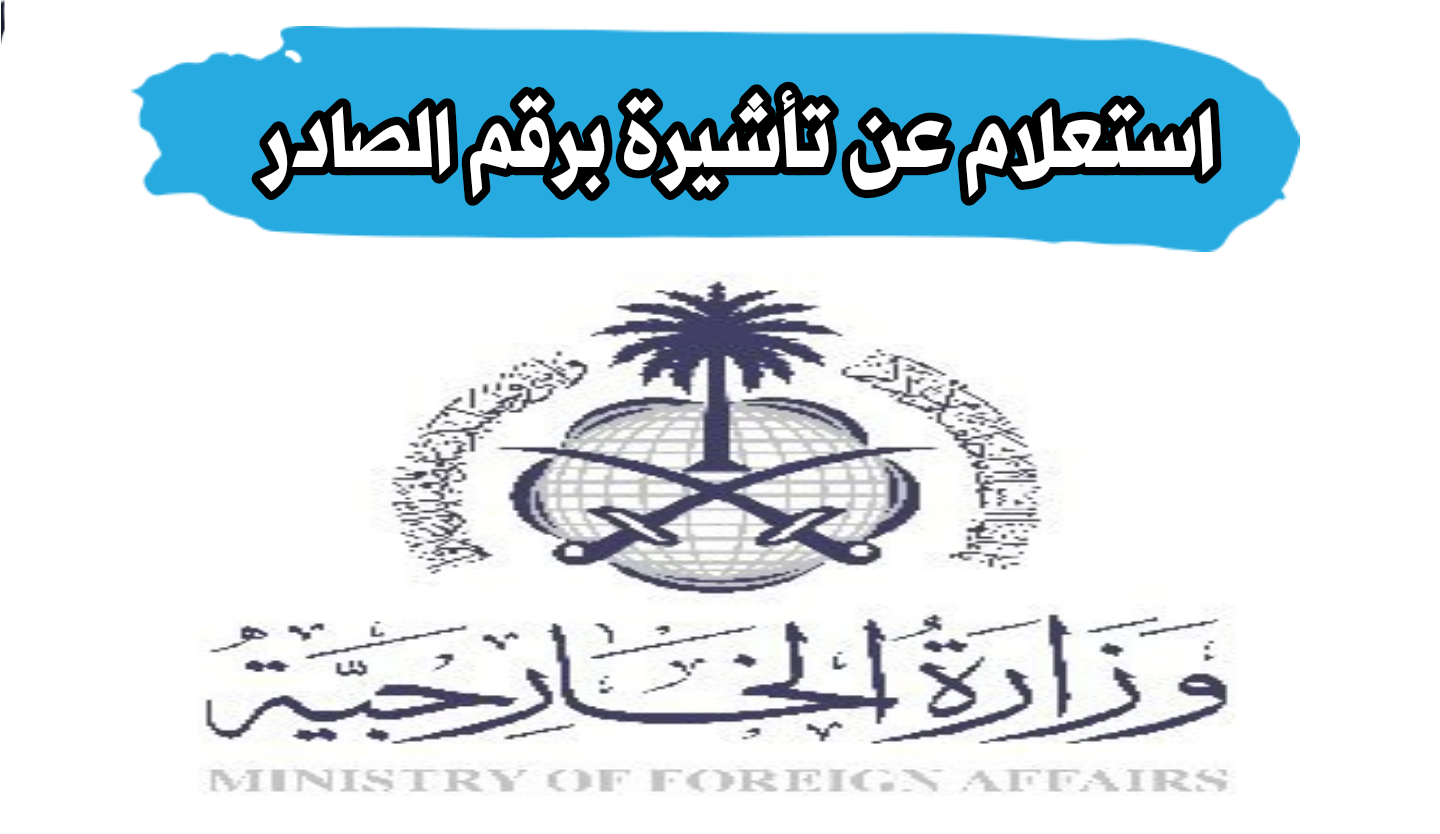 وزارة الخارجية استعلام عن تأشيرة