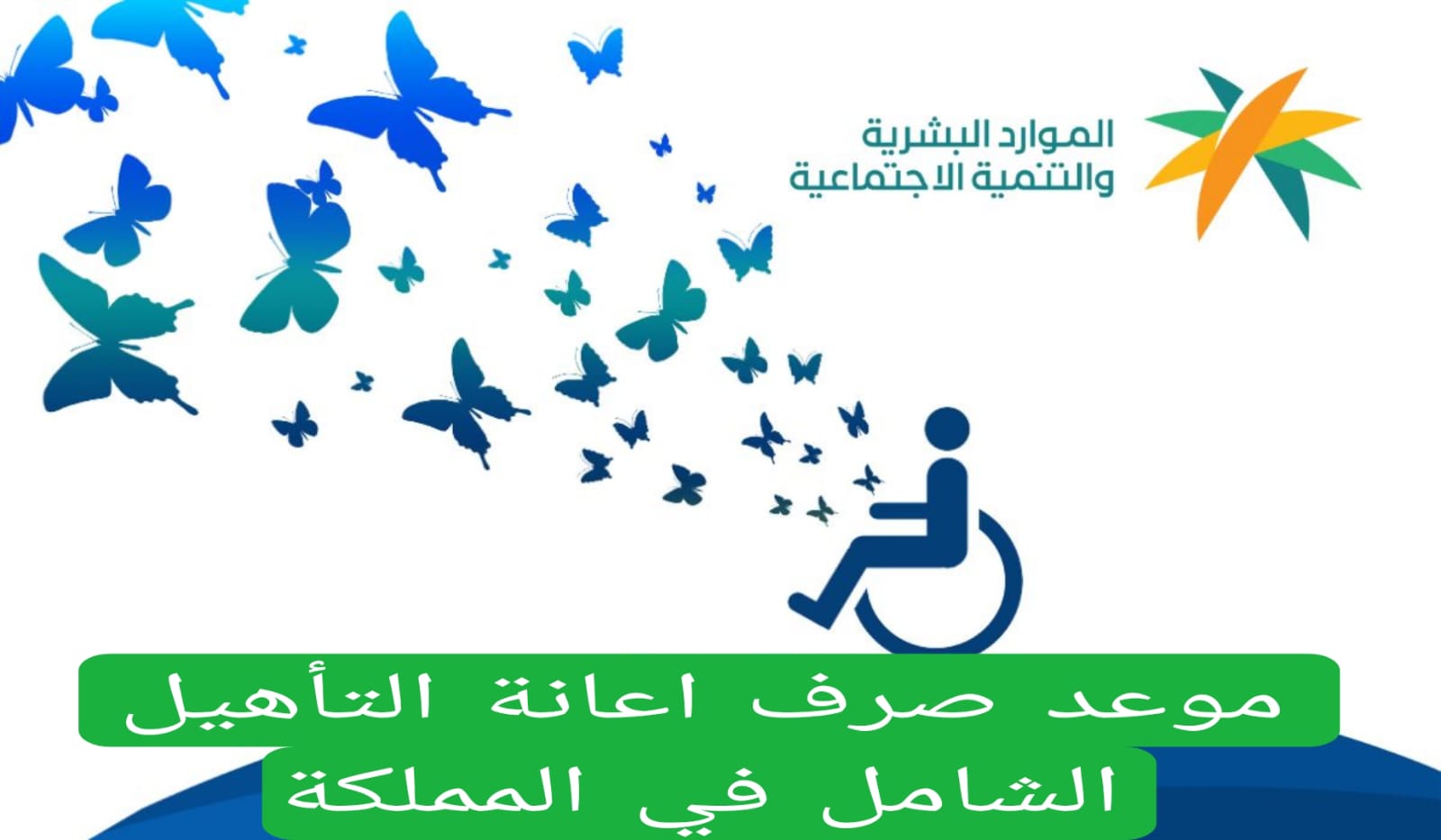 موعد صرف اعانة التأهيل الشامل في المملكة 