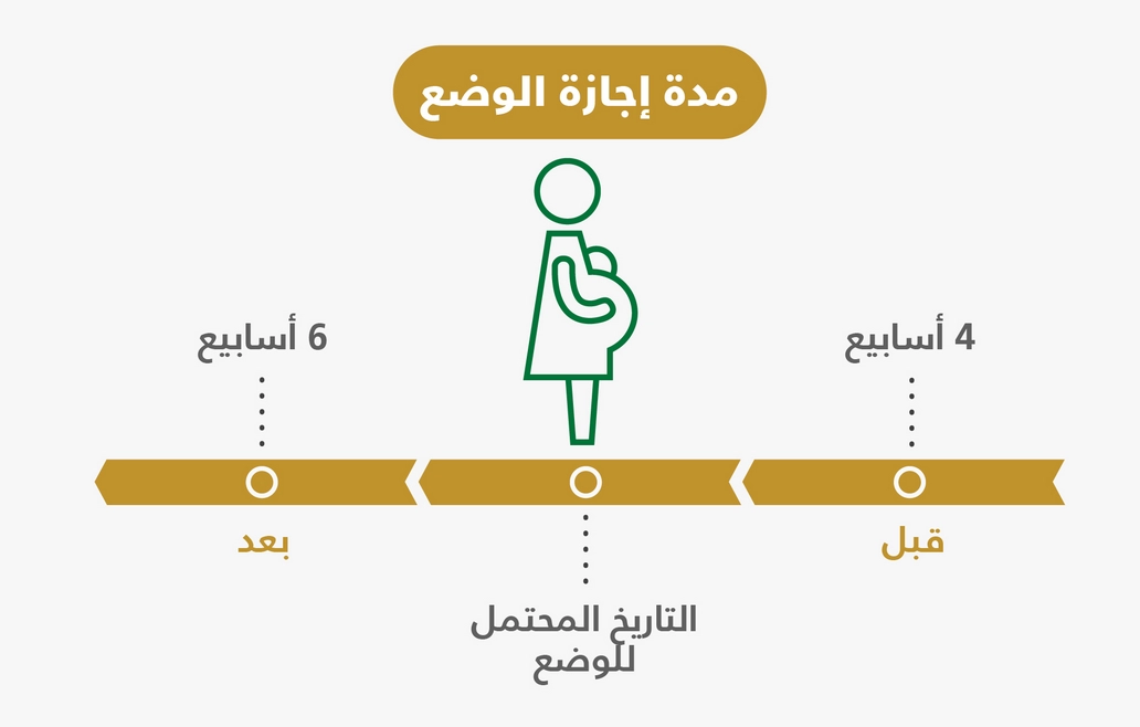 إجازة الوضع في القطاع الخاص 2022