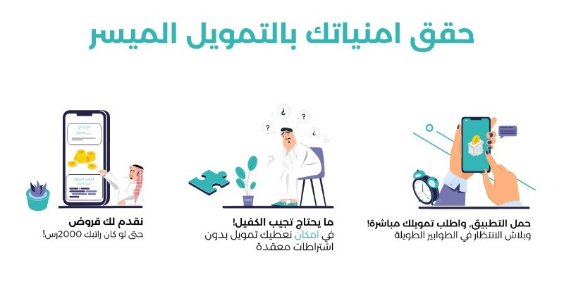 قرض حتى 60 ألف ريال بدون كفيل