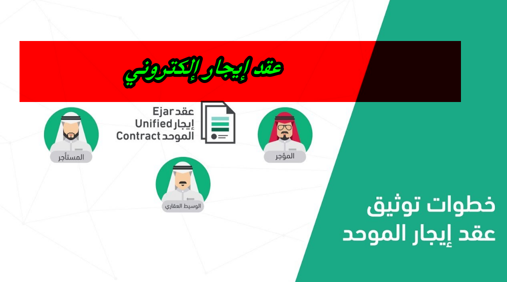 عقد إيجار إلكتروني