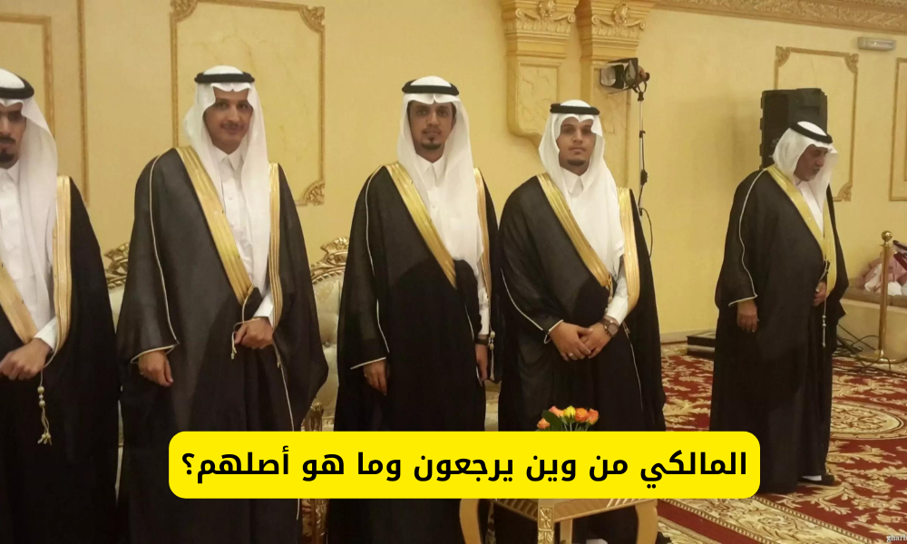 المالكي من وين يرجعون