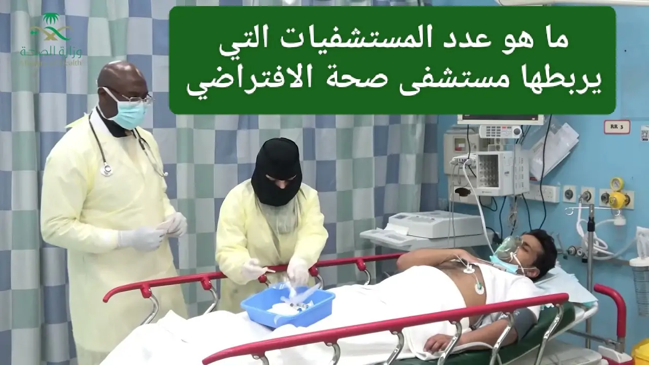 ما هو عدد المستشفيات التي يربطها مستشفى صحة الافتراضي 