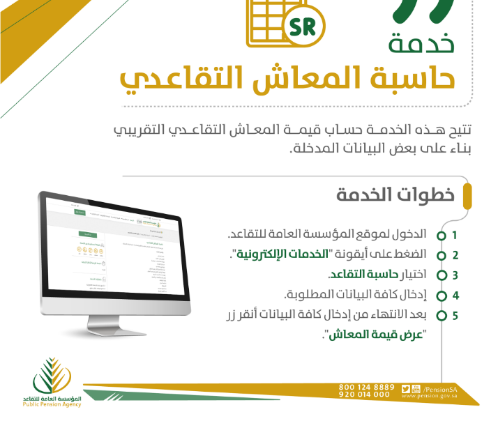 طريقة حساب الراتب التقاعدي للمتوفي