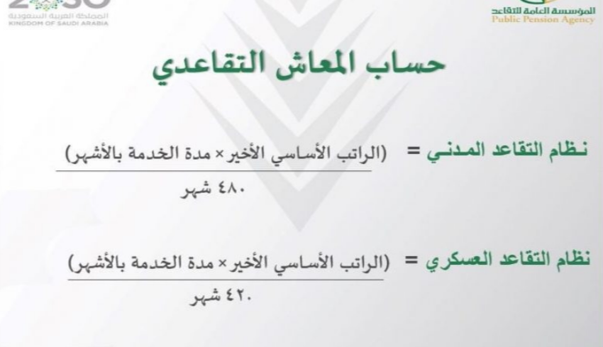 حالات الراتب التقاعدي للمتوفي
