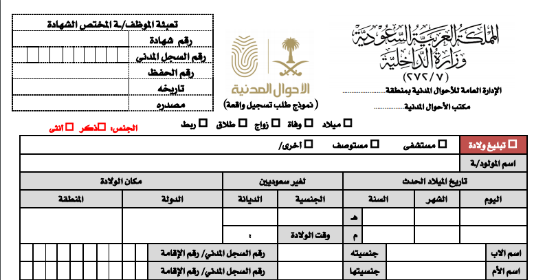 شهادة الميلاد ابشر