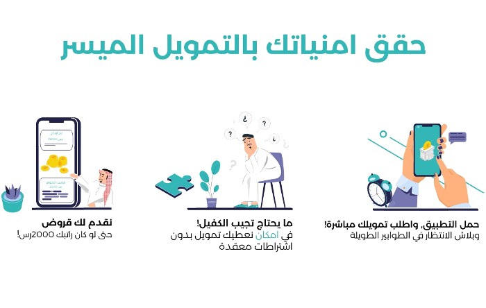 اطلب تمويل إمكان الراجحي من هاتفك