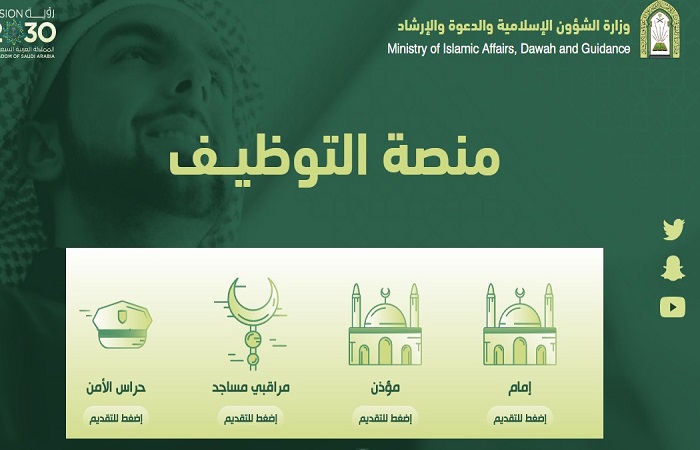 شروط التقديم على وظيفة إمام مسجد